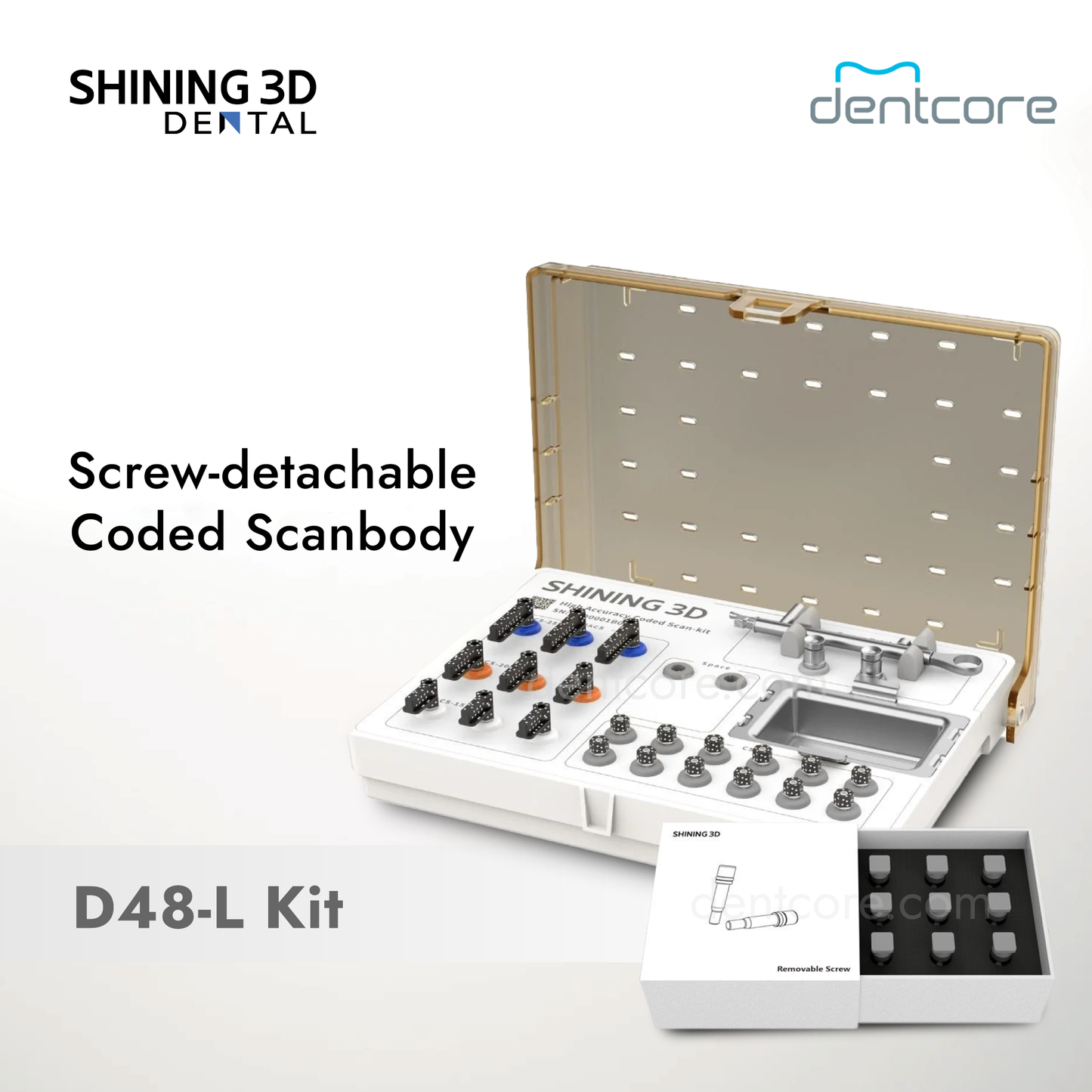 Shining 3D Screw-Detachable Scanbody L Kit