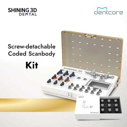 Shining 3D Screw-Detachable Scanbody Kit (overview)