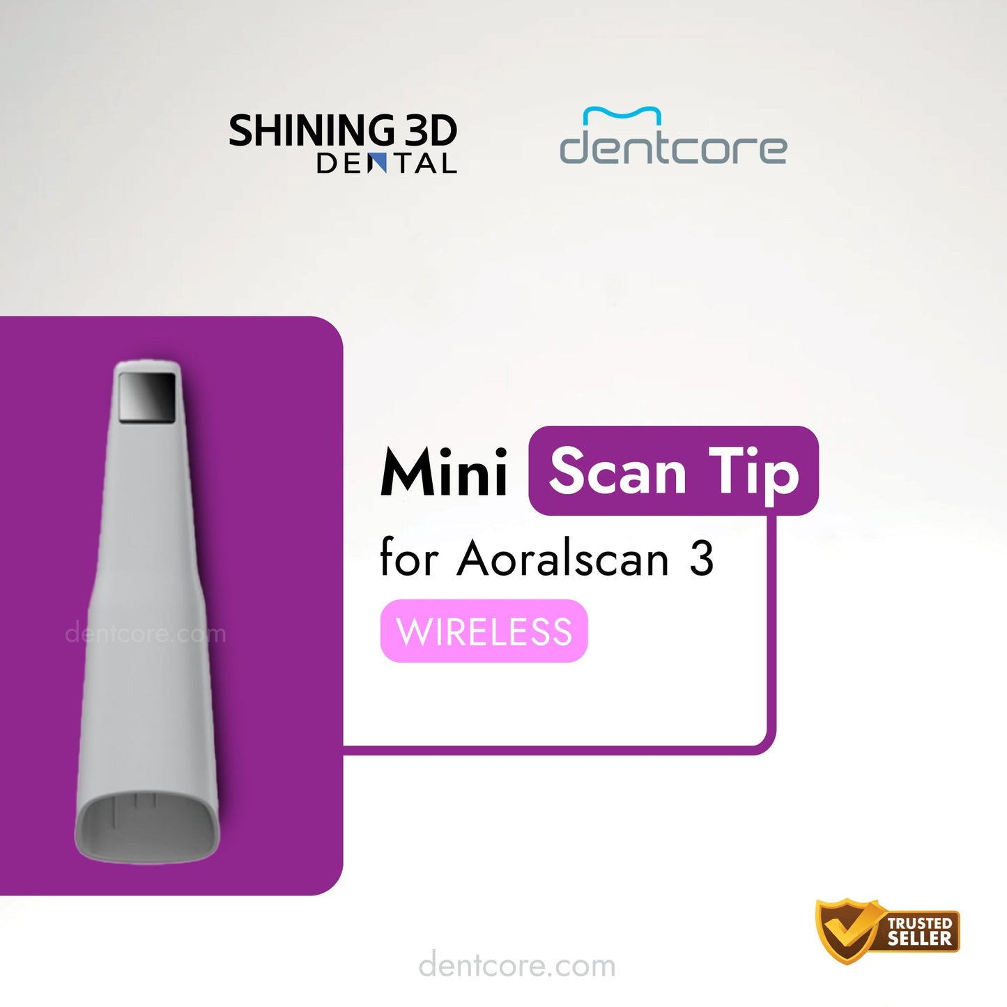 Shining 3D Mini Scan Tip for Aoralscan 3 Wireless