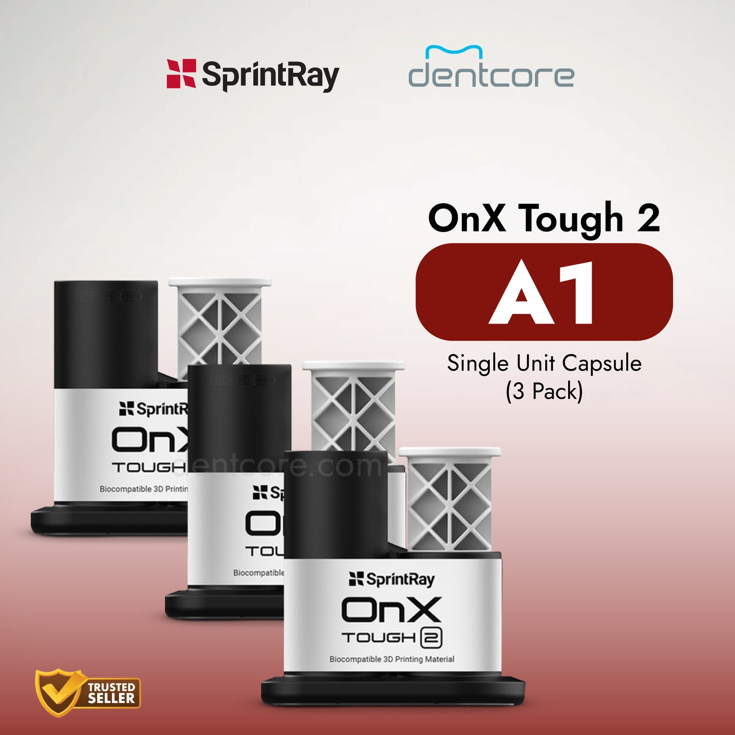 SprintRay OnX Tough 2 (A1 / BL) -Single unit capsule -3 pack (MIDAS)*