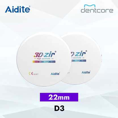 Aidite Multi-Layer Zirconia 3D pro-zir (22mm)