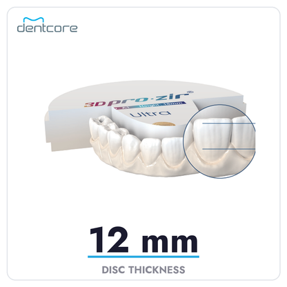 Aidite 3D Pro Zir Ultra Zirconia Disc - 12mm thickness