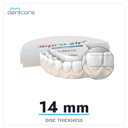 Aidite 3D Pro Zir Ultra Zirconia Disc - 14mm thickness