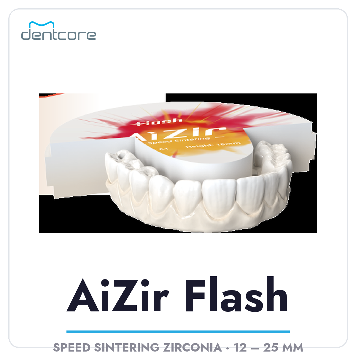 Aidite AiZir Flash Zirconia Disc - Dentcore cover