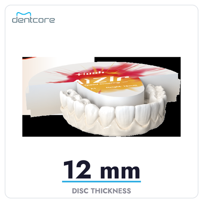 Aidite AiZir Flash Zirconia Disc - 12mm thickness