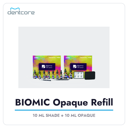 Aidite BIOMIC Opaque Color Refill (10ml Shade + 10ml Opaque) - Dentcore cover
