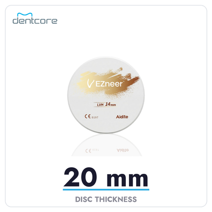 Aidite EZneer Multilayer Zirconia Disc - 20mm thickness