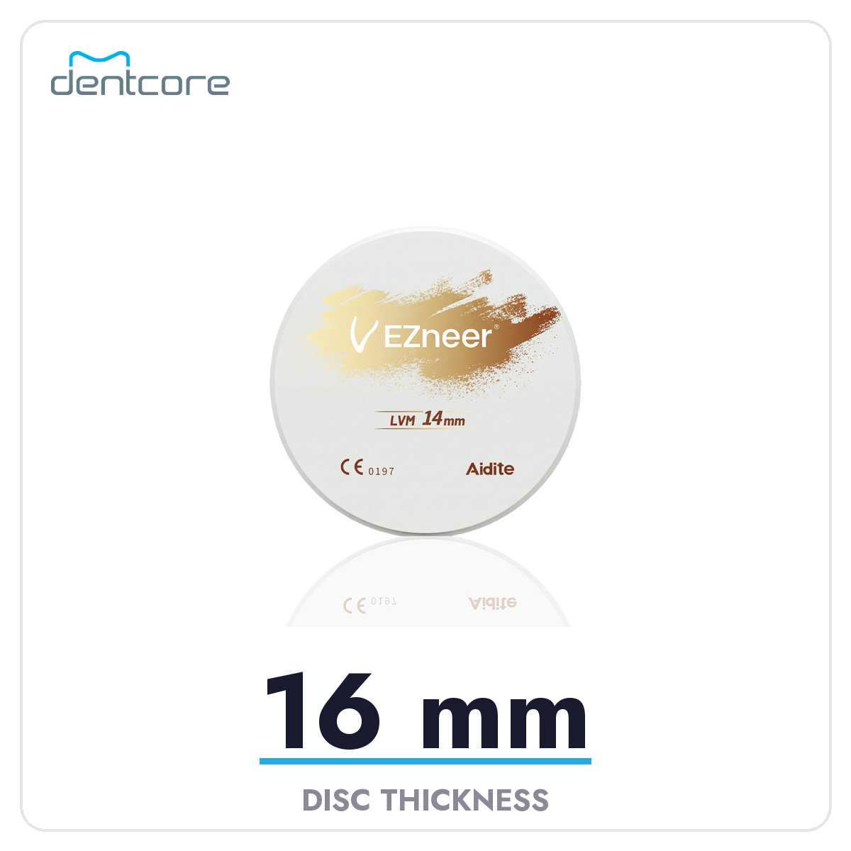 Aidite EZneer Single-Layer Zirconia Disc | Dentcore