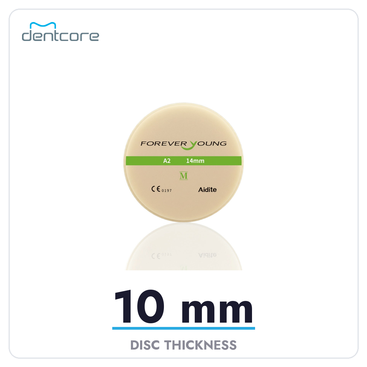 Aidite Multilayer PMMA Disc 98mm - 10mm thickness
