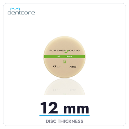 Aidite Multilayer PMMA Disc 98mm - 12mm thickness