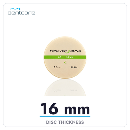 Aidite Pre-Shaded PMMA Disc 98mm - 16mm thickness