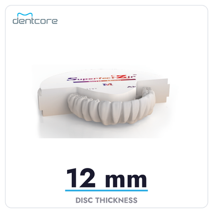 Aidite Superfect SHT-M Multilayer Zirconia Disc - 12mm thickness