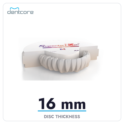 Aidite Superfect SHT-M Multilayer Zirconia Disc - 16mm thickness