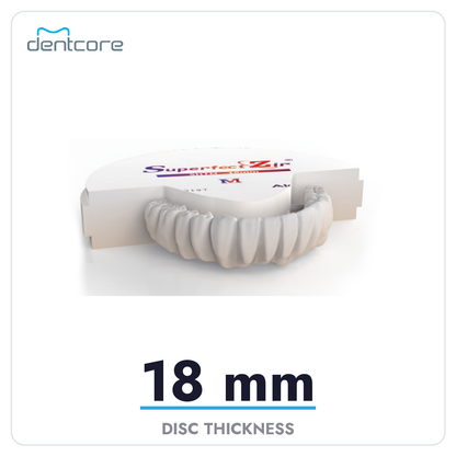 Aidite Superfect SHT-M Multilayer Zirconia Disc - 18mm thickness