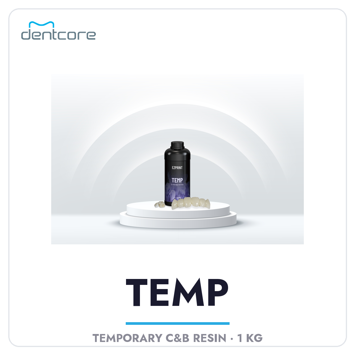 Aidite TEMP Temporary Crown & Bridge Resin (1kg) - Dentcore cover