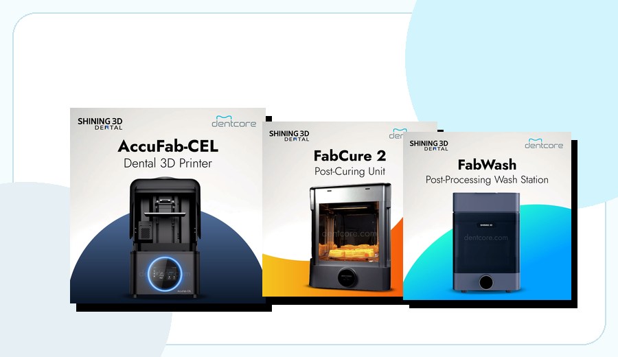 Shining 3D AccuFab-CEL + FabCure 2 + FabWash Bundle