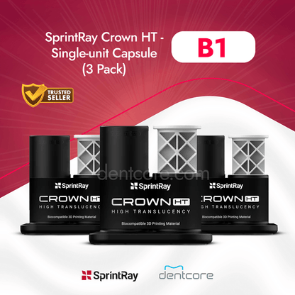 SprintRay Crown HT - Single-unit Capsule 3 Pack* - Dentcore