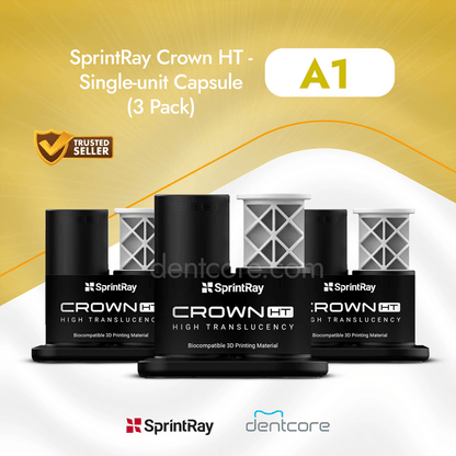 SprintRay Crown HT - Single-unit Capsule 3 Pack* - Dentcore