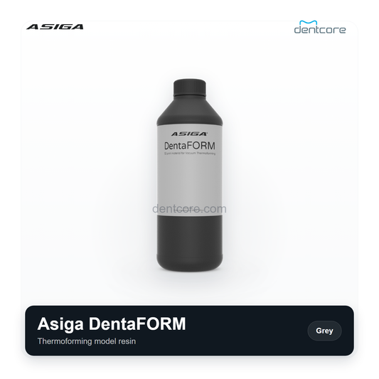 Asiga DentaFORM Grey resin - Dentcore