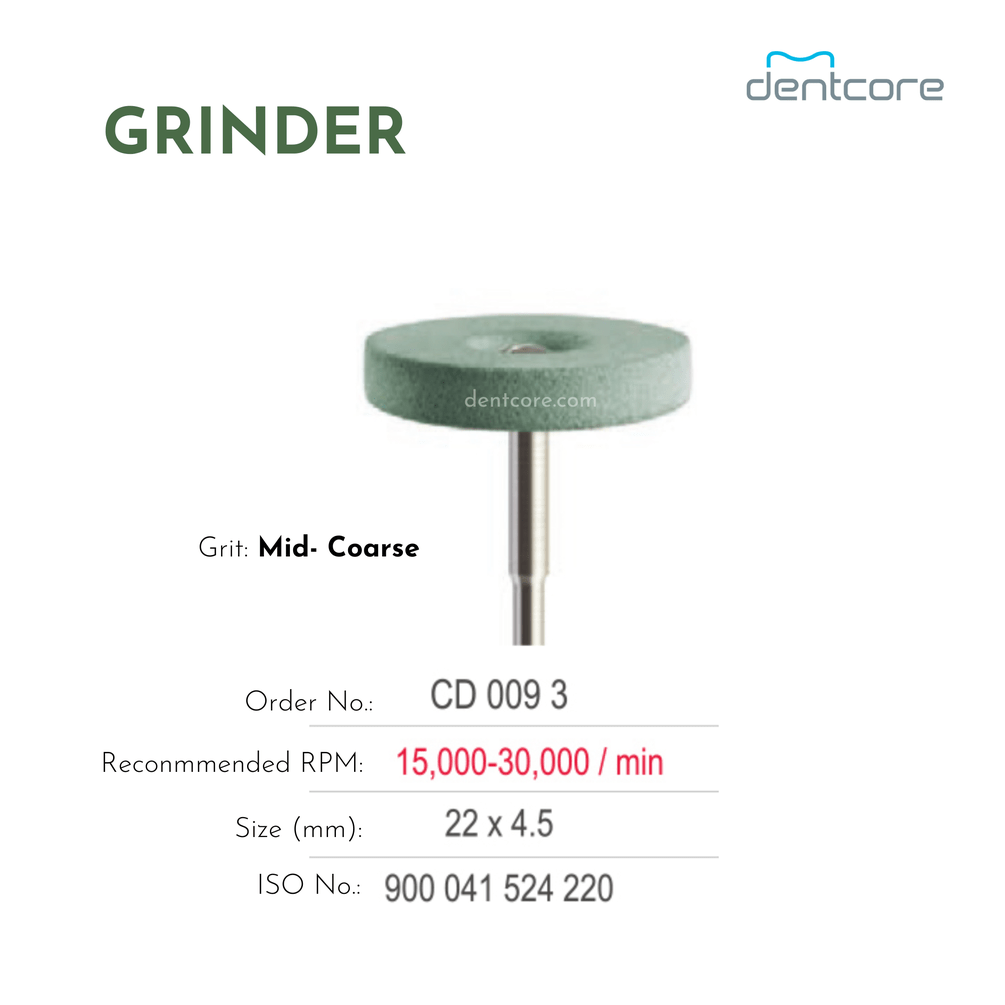 CD 009 3 - Ceramic Diamond Grinders Special for Zirconia - Dentcore