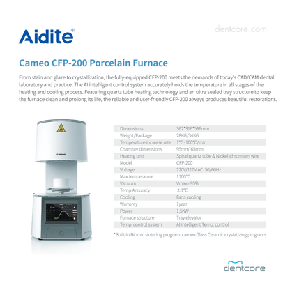 CFP-200 Aidite Cameo Porcelain Furnace - Dentcore