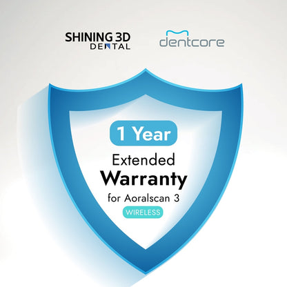 Shining 3D Aoralscan 3 Wireless - Standard 2 Year Warranty - Dentcore