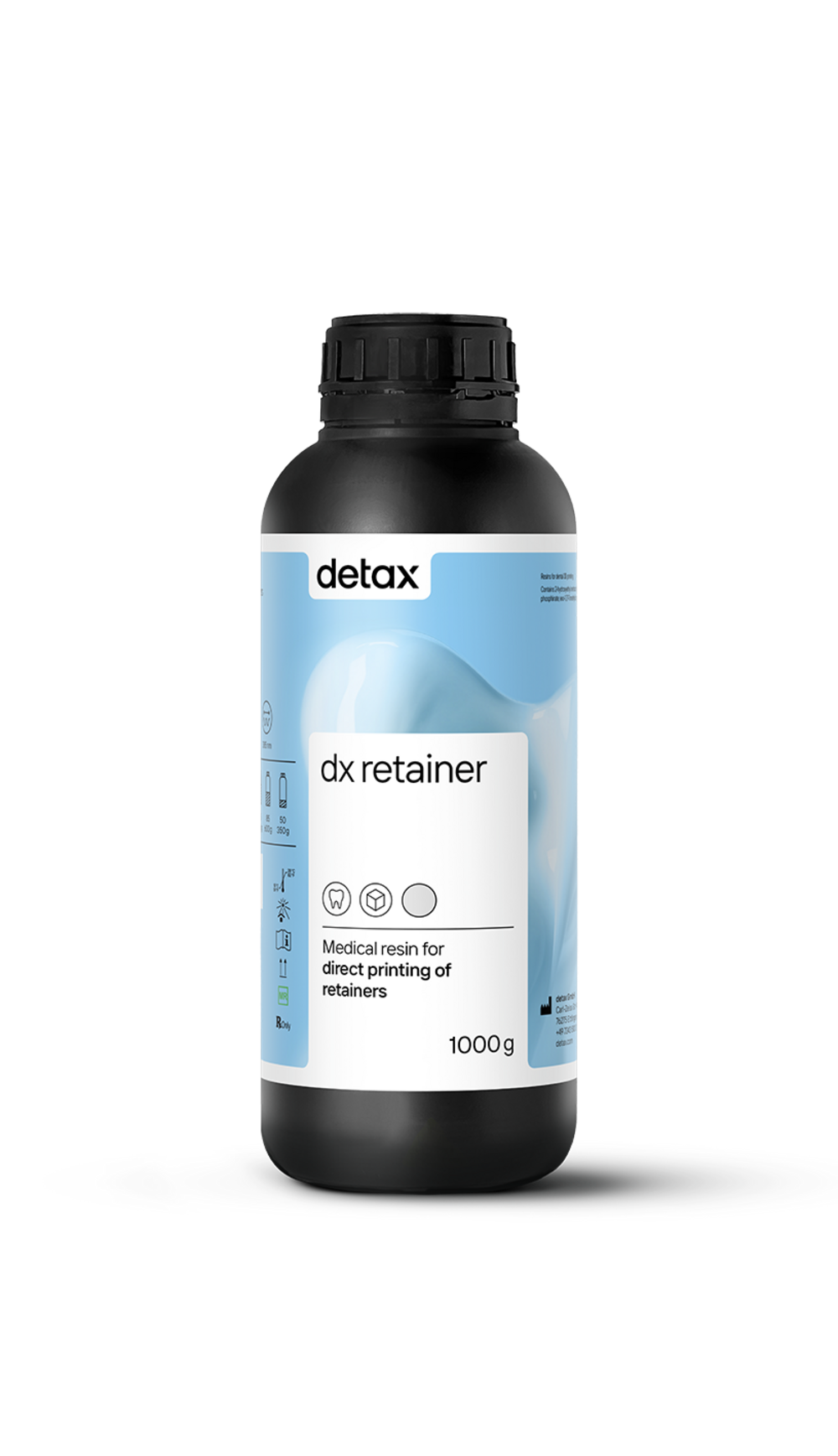 DETAX dx retainer 1000 g bottle - original manufacturer image