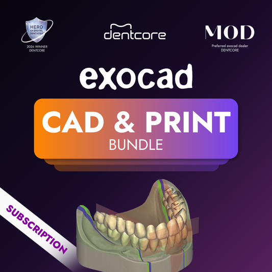 exocad CAD & Print Bundle monthly subscription