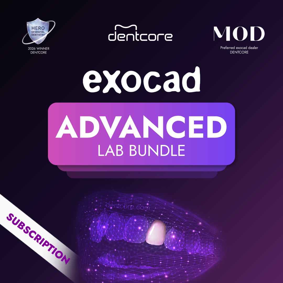 exocad Advanced Lab Bundle monthly subscription from Dentcore