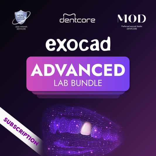 exocad Advanced Lab Bundle monthly subscription from Dentcore