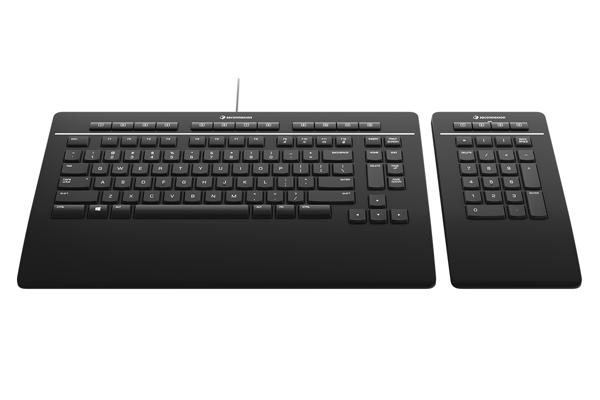 3Dconnexion Keyboard Pro with Numpad, US (QWERTY) official gallery image 2