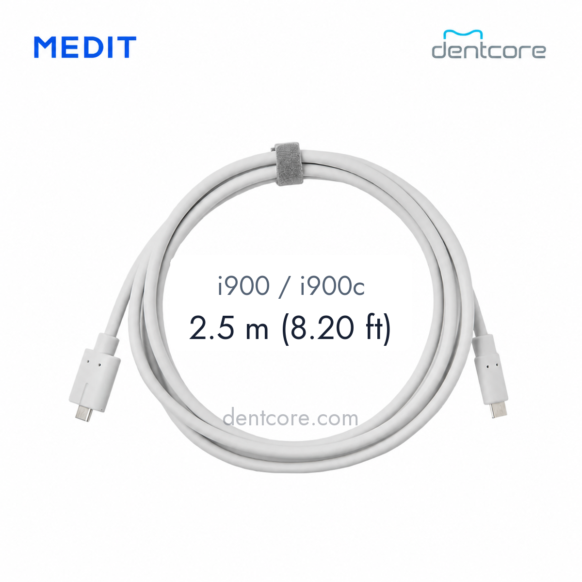 Medit Power Delivery Cable - i900 / i900c - 2.5 m (8.20 ft) - Dentcore