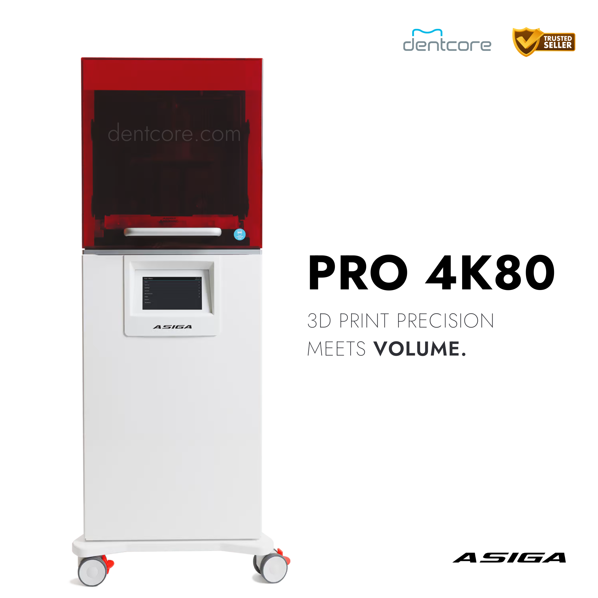 Asiga Pro 4K 80 UV 3D Printer - Precision Dental 3D Printing | Dentcore