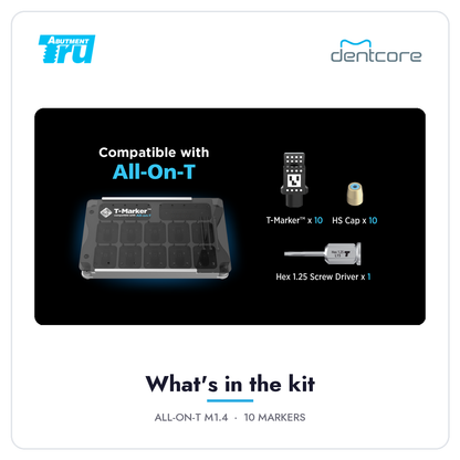 T-Marker AOT kit contents (TruAbutment)