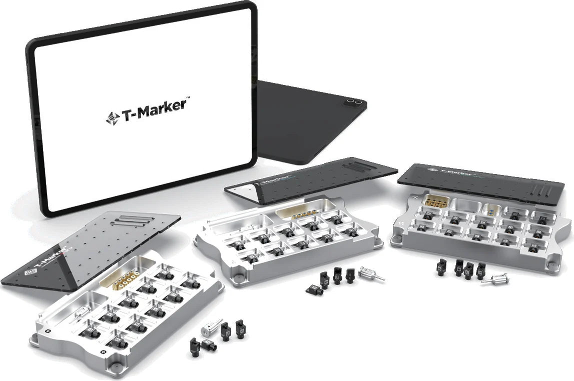 T-Marker app on iPad with AOT, URIS and Straumann kits